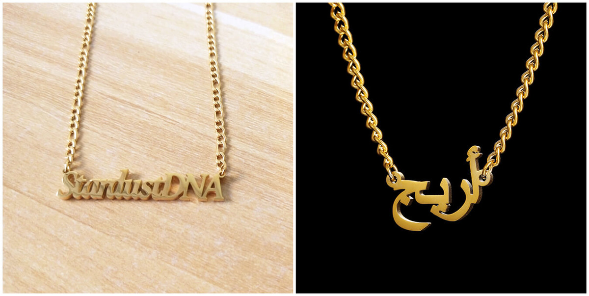 wholesale custom pendant maker, personalized gold stainless steel necklace china